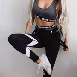 BLACK/WHITE FORCE LEGGINGS