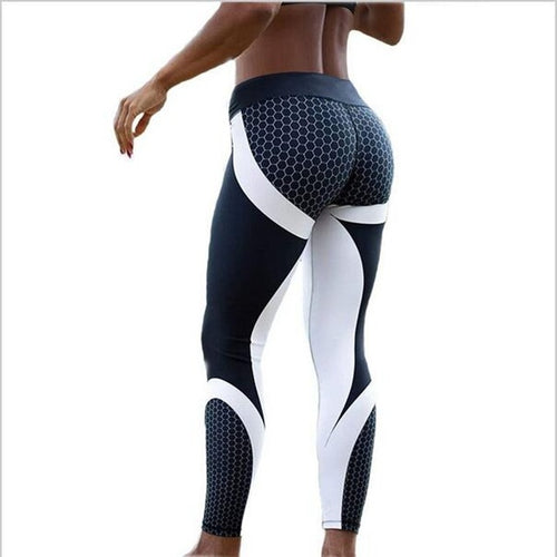 CHARCOAL HONEYCOMB LEGGINGS